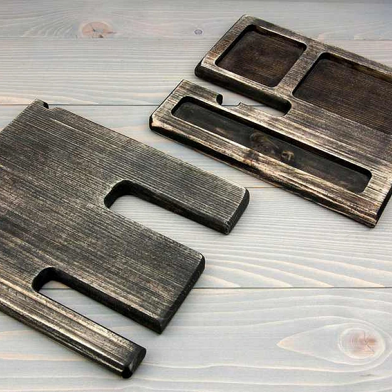 Kişiye Özel - Ahşap Aksesuar ve Cep telefonu Standı