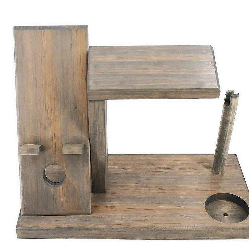 Kişiye Özel - Ahşap Katlı Aksesuar Standı