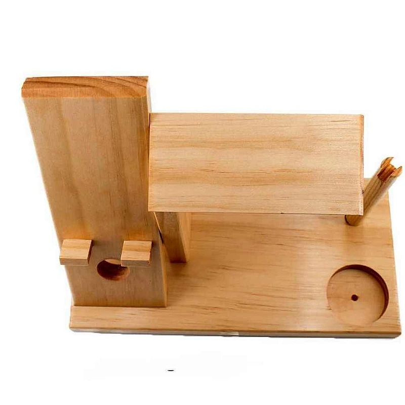 Kişiye Özel - Ahşap Katlı Aksesuar Standı