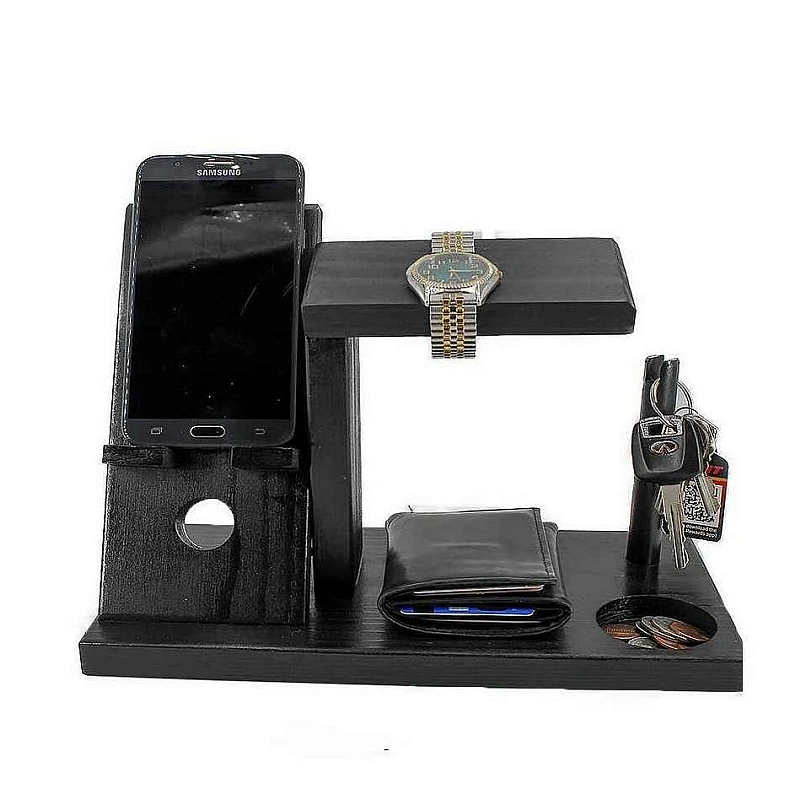 Kişiye Özel - Ahşap Katlı Aksesuar Standı