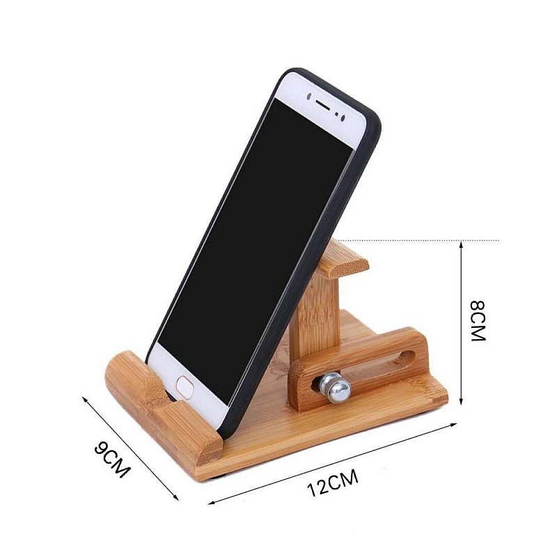 Kişiye Özel - Ahşap Cep Telefonu Standı Multi-Angle Tasarım
