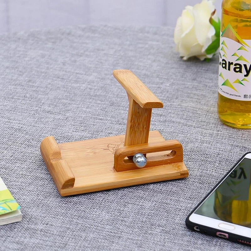 Kişiye Özel - Ahşap Cep Telefonu Standı Multi-Angle Tasarım