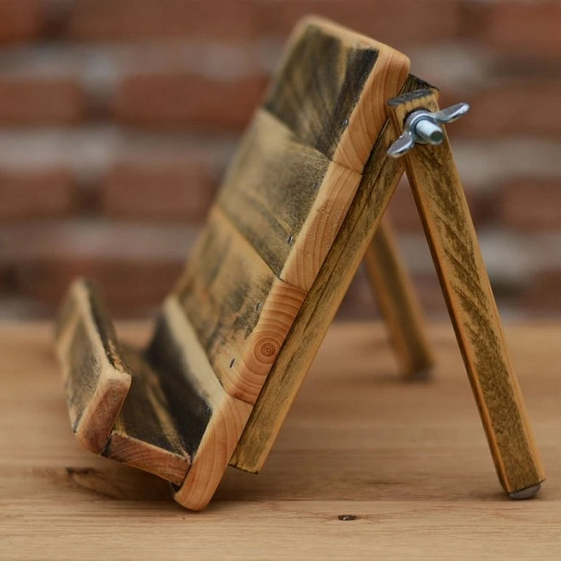 Kişiye Özel - Ahşap İpad ve Telefon Standı Particular Tasarım