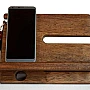 Kişiye Özel - Ahşap Sade Aksesuar ve Cep Telefonu Standı