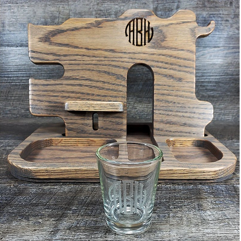 Kişiye Özel - Ahşap Aksesuar ve Cep Telefonu Standı Smoont Seri