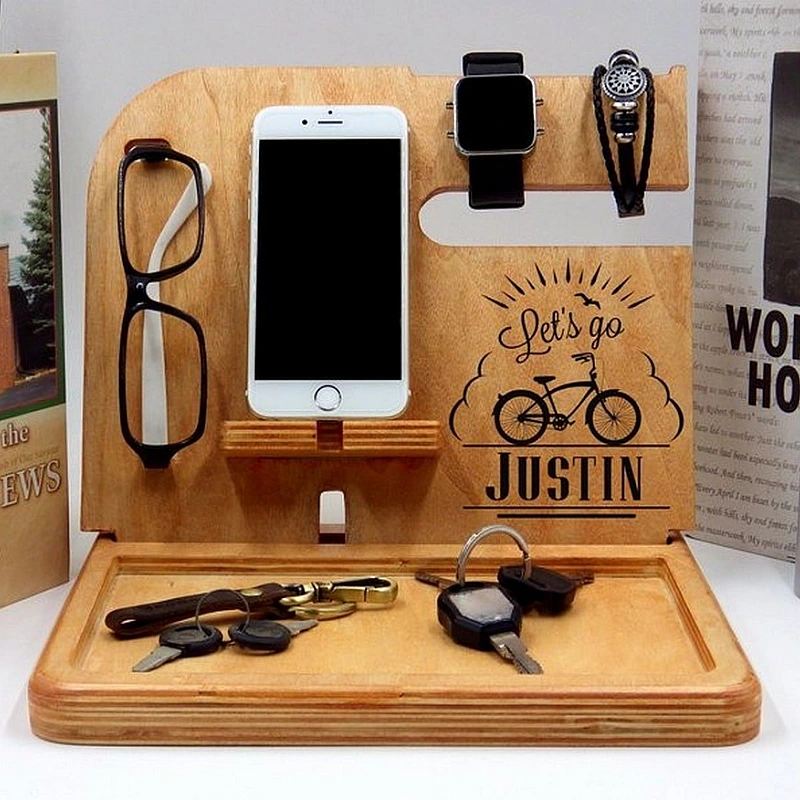 Kişiye Özel - Ahşap Station Tasarım Cep Telefonu Tv Kasası