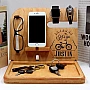 Kişiye Özel - Ahşap Station Tasarım Cep Telefonu Tv Kasası