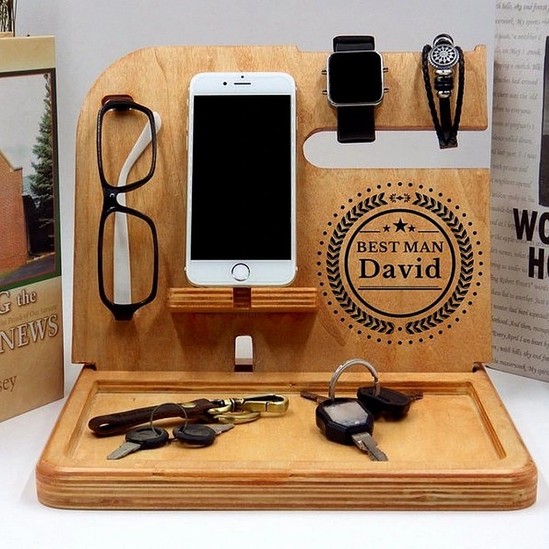 Kişiye Özel - Ahşap Station Tasarım Cep Telefonu Tv Kasası