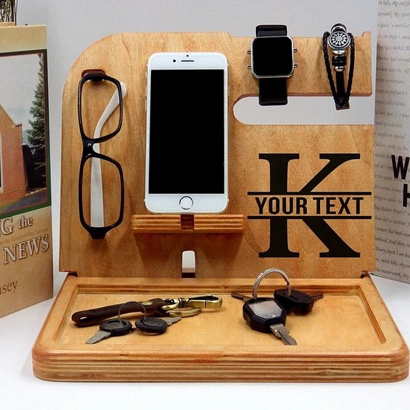 Kişiye Özel - Ahşap Station Tasarım Cep Telefonu Tv Kasası