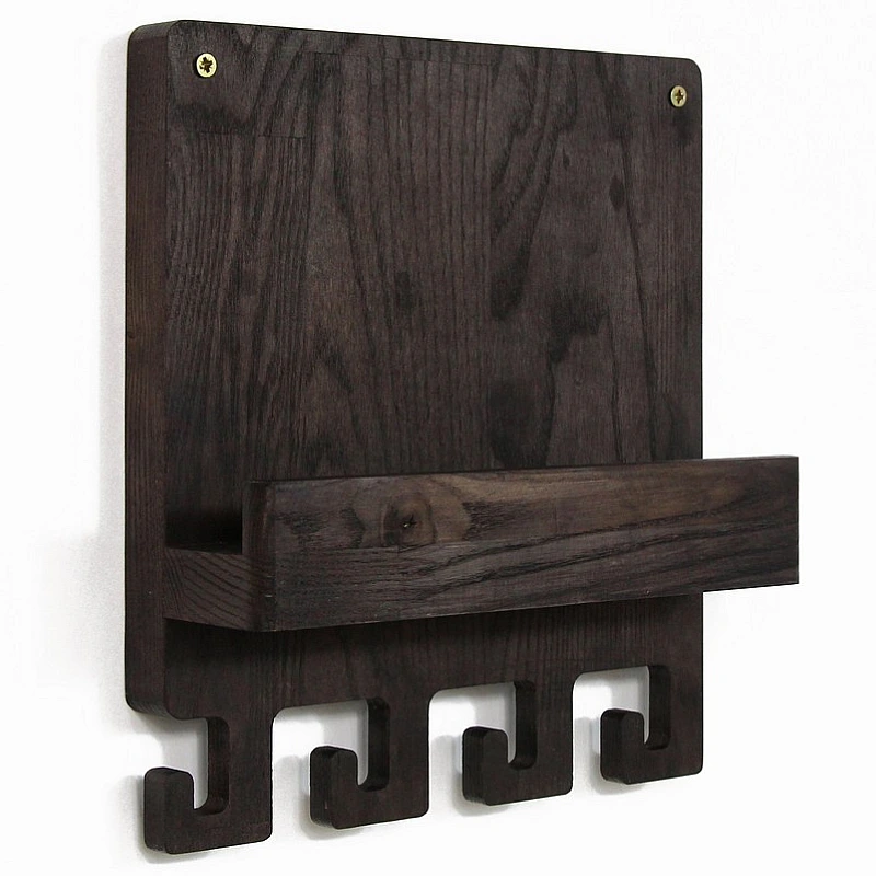 Kişiye Özel - Ahşap Kapı Yanı Anahtarlık Hook Tasarım