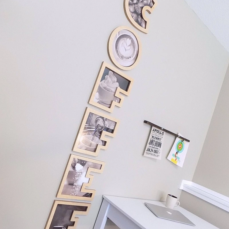 Kişiye Özel - Ahşap İsimli Her Harf Bir Çerçeve