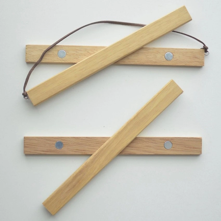 Kişiye Özel - Ahşap Resim Afiş Asımı İçin Özel Tasarım Mıknatıslı Çerçeve