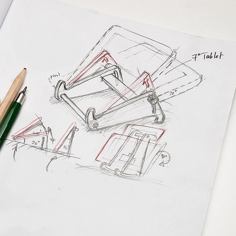 Kişiye Özel - Ahşap İpad Sehpası Werken Tasarım