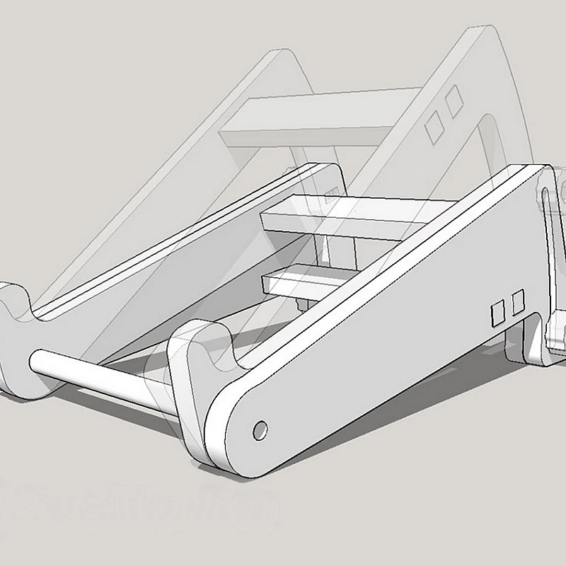 Kişiye Özel - Ahşap İpad Sehpası Werken Tasarım