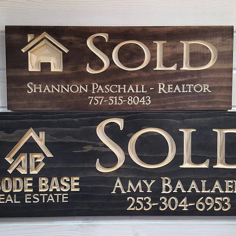 Kişiye Özel - Ahşap Kapı Tabelası Yazı Oyma Dış Yatay