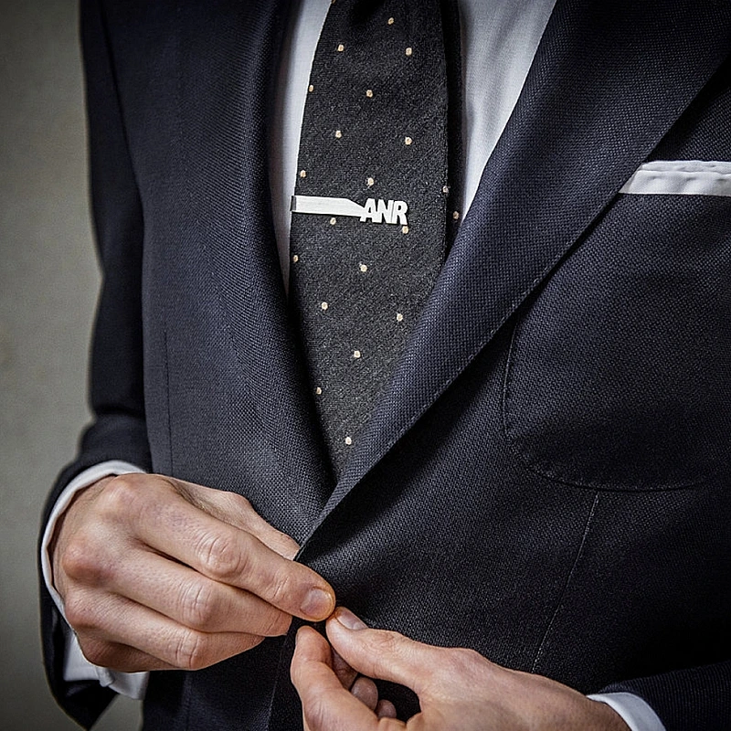 Kişiye Özel - Metal Kravat İğnesi İsim İşlemeli