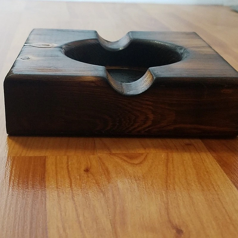 Kişiye Özel - Ahşap Yakma Kül Tablası