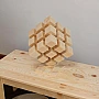 Kişiye Özel - Ahşap Tasarım Cubic Masaüstü Lamba