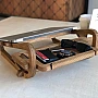 Kişiye Özel - Ahşap Full Tunçkol Design Laptop Sehpası