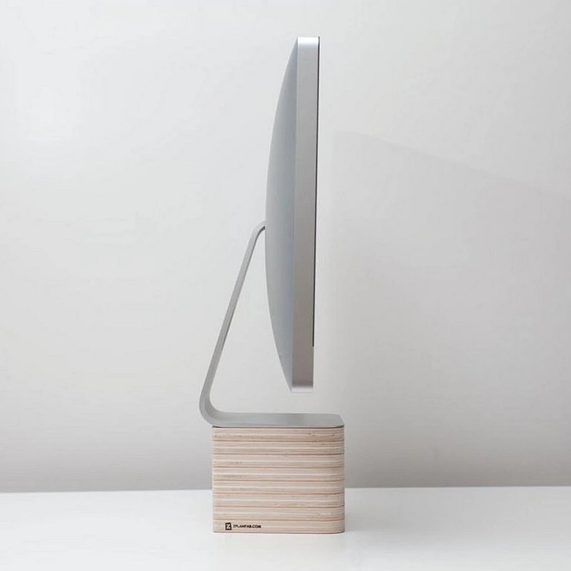 Kişiye Özel - Ahşap Mac Monitör Yükseltici Max Tasarım