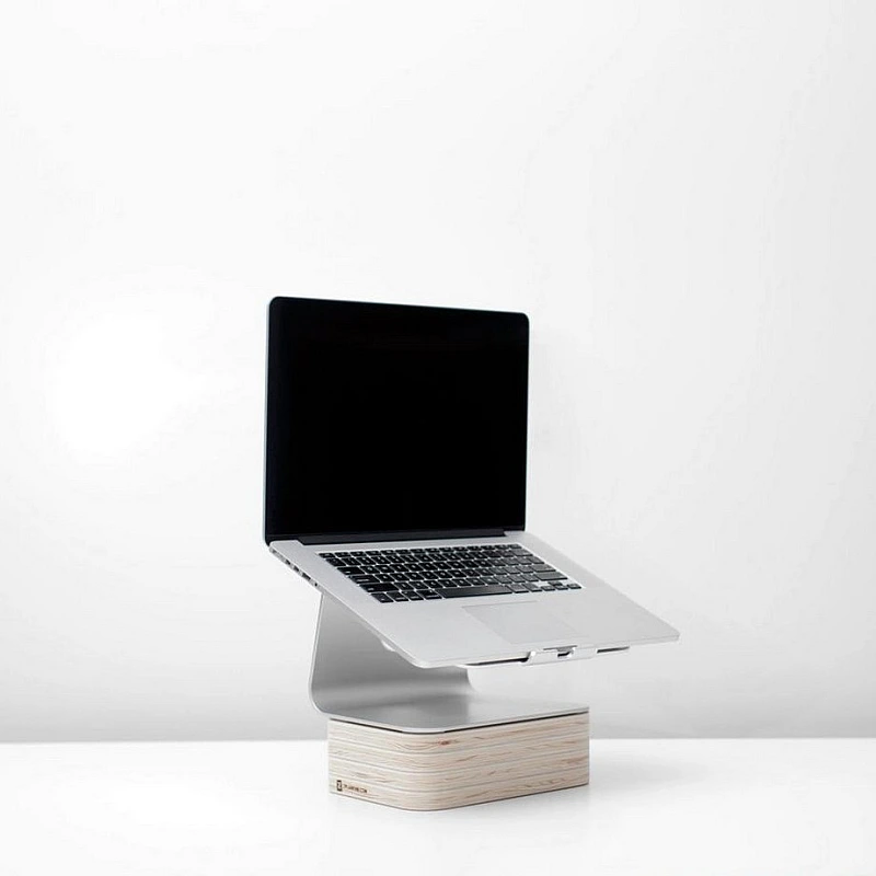 Kişiye Özel - Ahşap Mac Monitör Yükseltici Min Tasarım