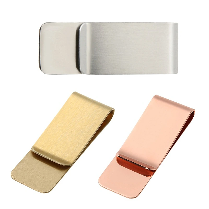 Kişiye Özel - Metal Düz Para Kıskacı