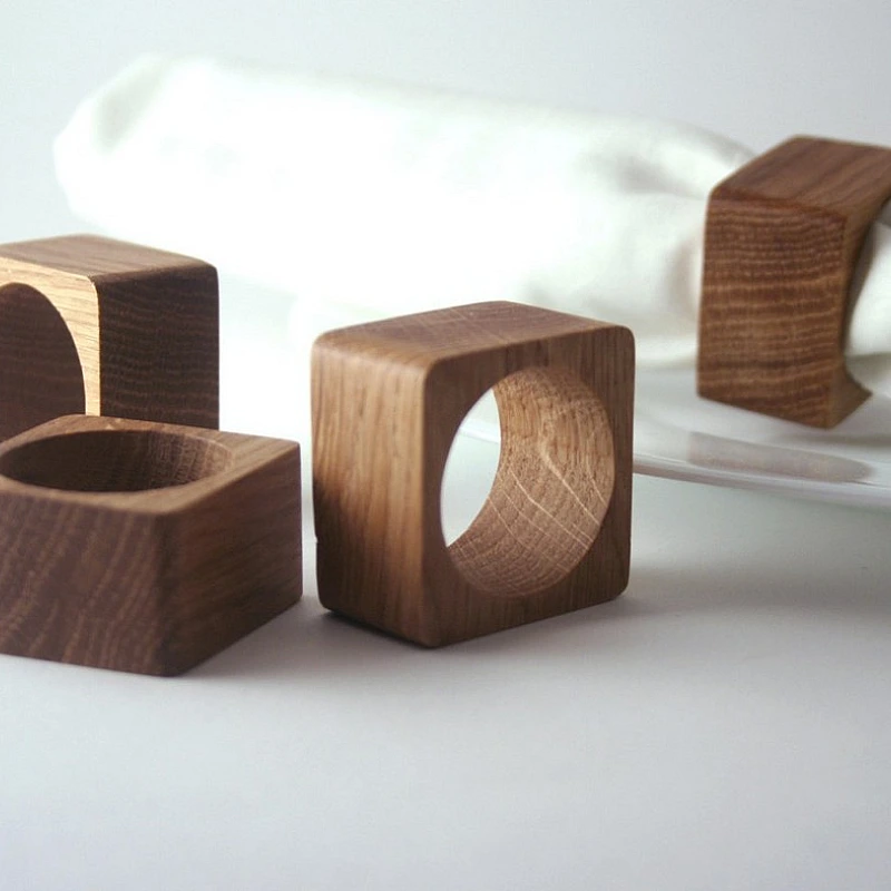 Kişiye Özel - Ahşap Peçete Süsü Kare