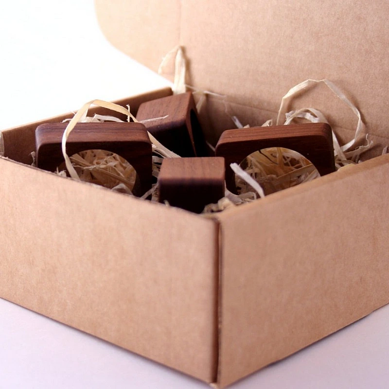 Kişiye Özel - Ahşap Peçete Süsü Kare