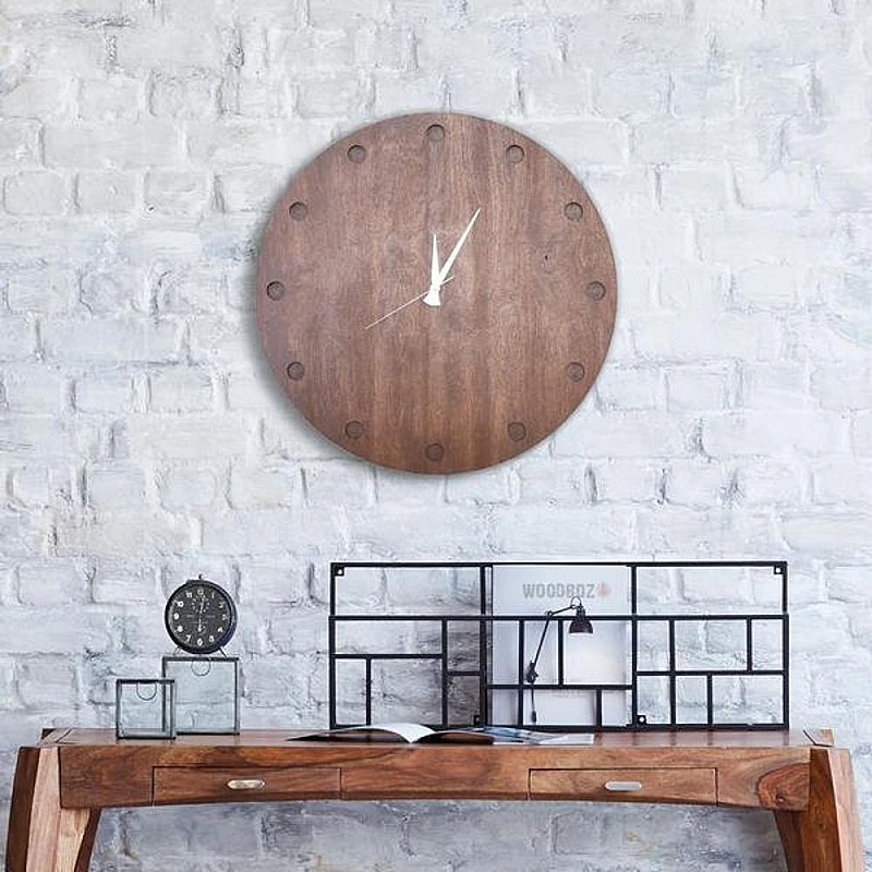 Kişiye Özel - Ahşap Saat Tasarım Dairesel