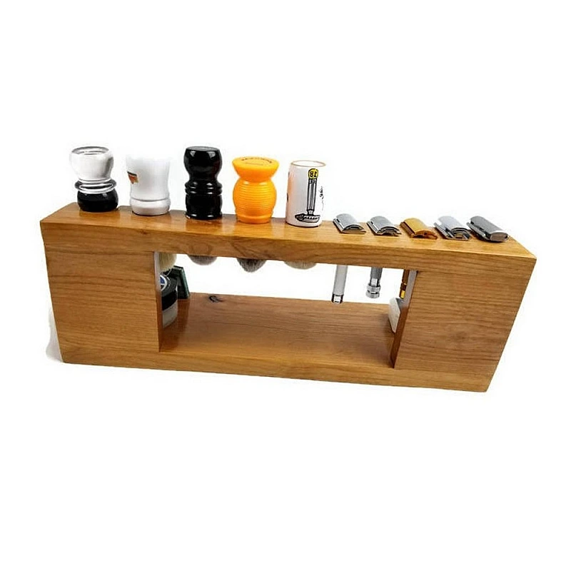 Kişiye Özel - Ahşap Tıraş Fırça Razor Tasarım Standı