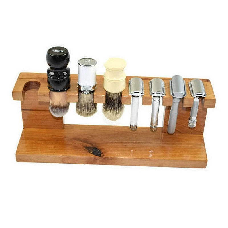 Kişiye Özel - Ahşap Tıraş Fırça Razor Tasarım Standı