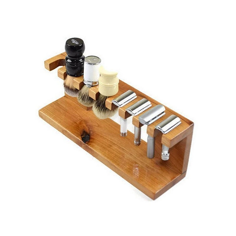 Kişiye Özel - Ahşap Tıraş Fırça Razor Tasarım Standı