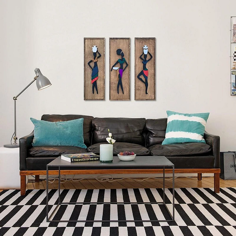 Kişiye Özel - Ahşap Tablo Tasarım Afrika Serisi