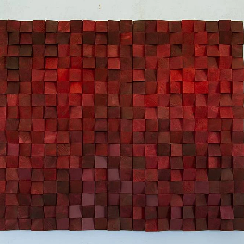 Kişiye Özel - Ahşap Kırmızının Rengi Tablo