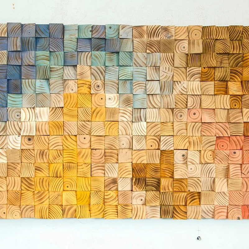 Kişiye Özel - Ahşap Sarının Rengi Tablo