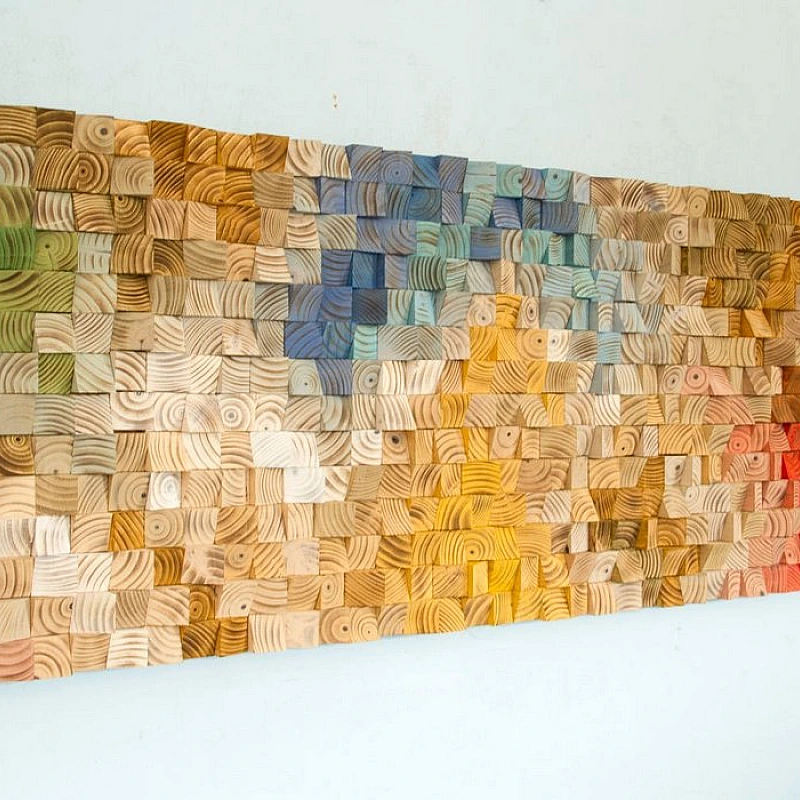 Kişiye Özel - Ahşap Sarının Rengi Tablo