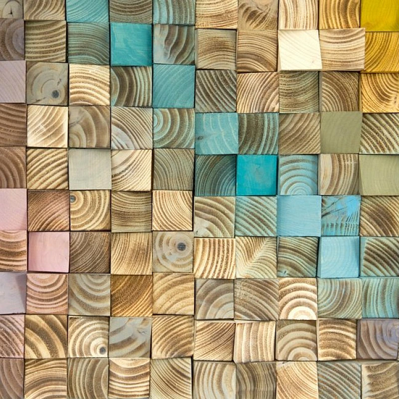 Kişiye Özel - Ahşap Vintage Renlerle Tablo