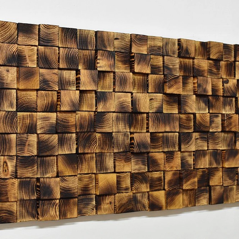 Kişiye Özel - Ahşap Yakma Rengi Tablo