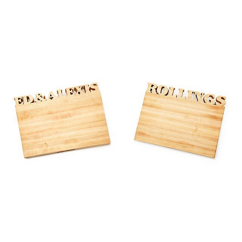 Kişiye Özel - Ahşap Dikdörtgen Mutfak Sebze Meyve Kesme ve Servis Tahtası