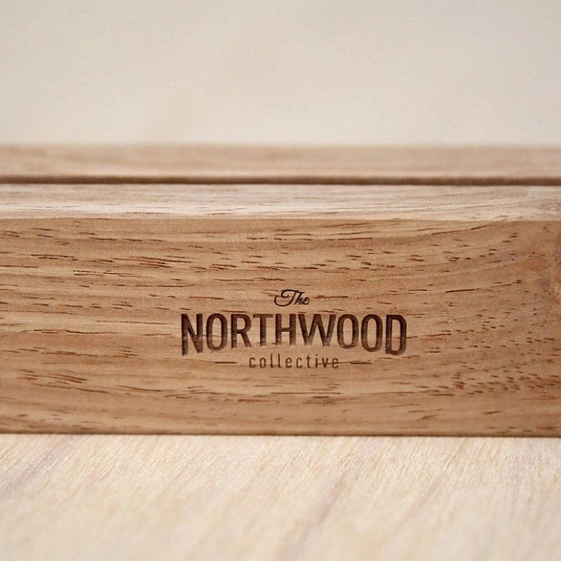 Kişiye Özel - Ahşap Masaüstü Holder Kartvizitlik