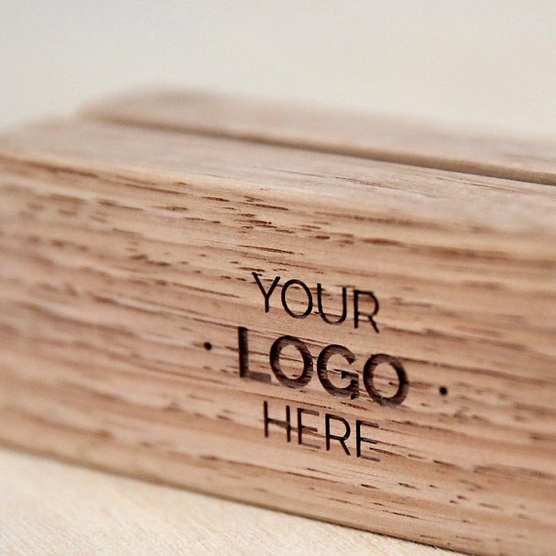 Kişiye Özel - Ahşap Masaüstü Holder Kartvizitlik