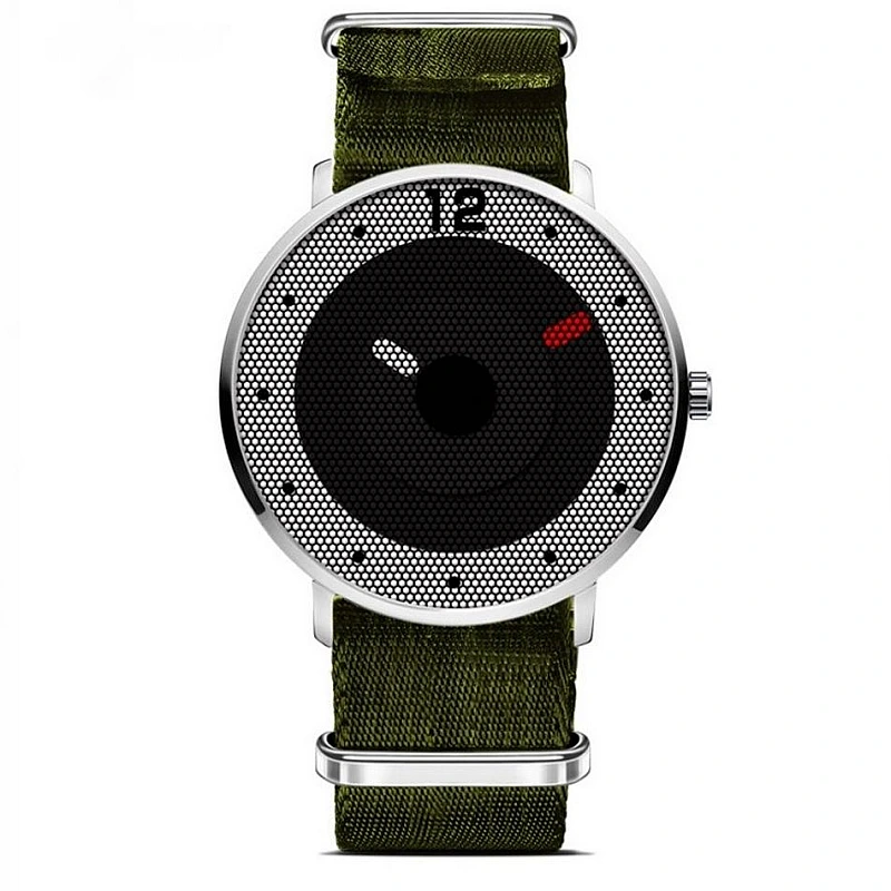 Cool Watch Saat - Silver Kasa - Yeşil Kordon Cool Fashion Unisex