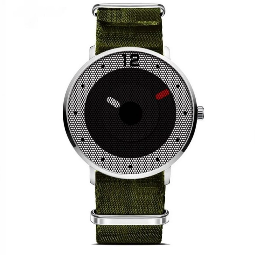 Cool Watch Saat - Silver Kasa - Yeşil Kordon Cool Fashion Unisex