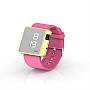 Cool Watch Saat - Gold Edition - Pembe Kayış Unisex