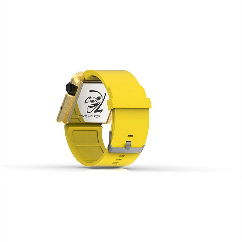 Cool Watch Saat - Gold Edition - Sarı Kayış Unisex