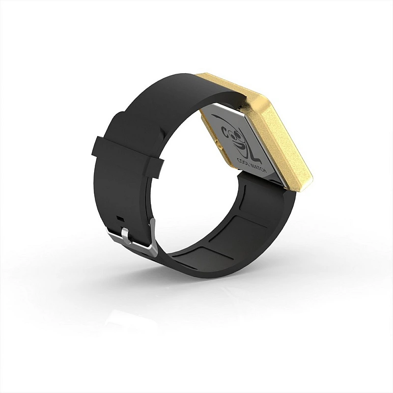 Cool Watch Saat - Gold Edition - Siyah Kayış Unisex