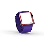 Cool Watch Saat - Kırmızı Edition - Mor Kayış Unisex
