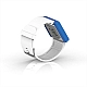 Cool Watch Saat - Mavi Edition - Beyaz Kayış Unisex