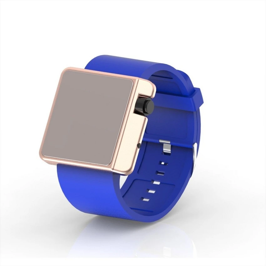 Cool Watch Saat - Rose Edition - Mavi Kayış Unisex