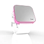 Cool Watch Saat - Pembe Led Kasa - Beyaz Kayış Unisex